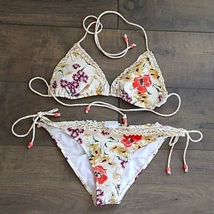 NEW JOVOVICH HANUK FLORAL BIKINI WOMANS XL